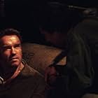 Arnold Schwarzenegger and Cliff Curtis in Collateral Damage (2002)