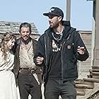 Ethan Hawke, Ti West, and Taissa Farmiga in In a Valley of Violence (2016)