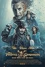 Johnny Depp, Javier Bardem, Geoffrey Rush, Kaya Scodelario, Brenton Thwaites, Pablo, and Chiquita in Pirates of the Caribbean: Dead Men Tell No Tales (2017)