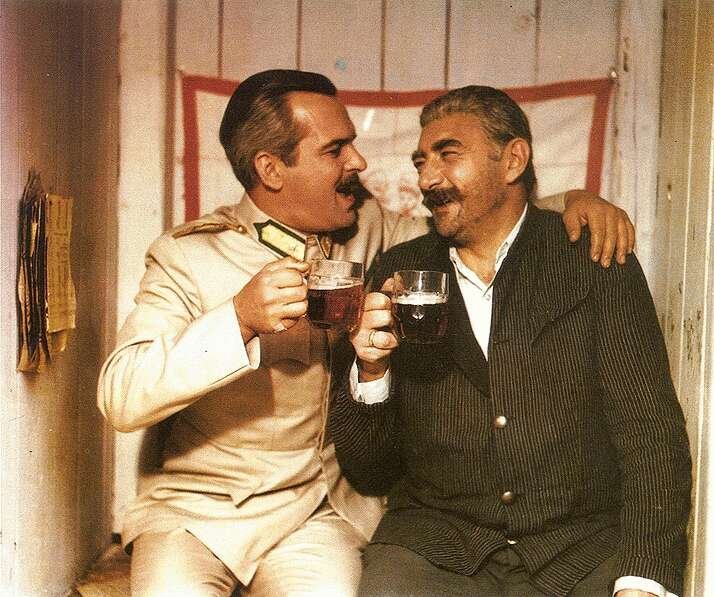 Zoltán Latinovits and Imre Sinkovits in Isten hozta örnagy úr (1969)