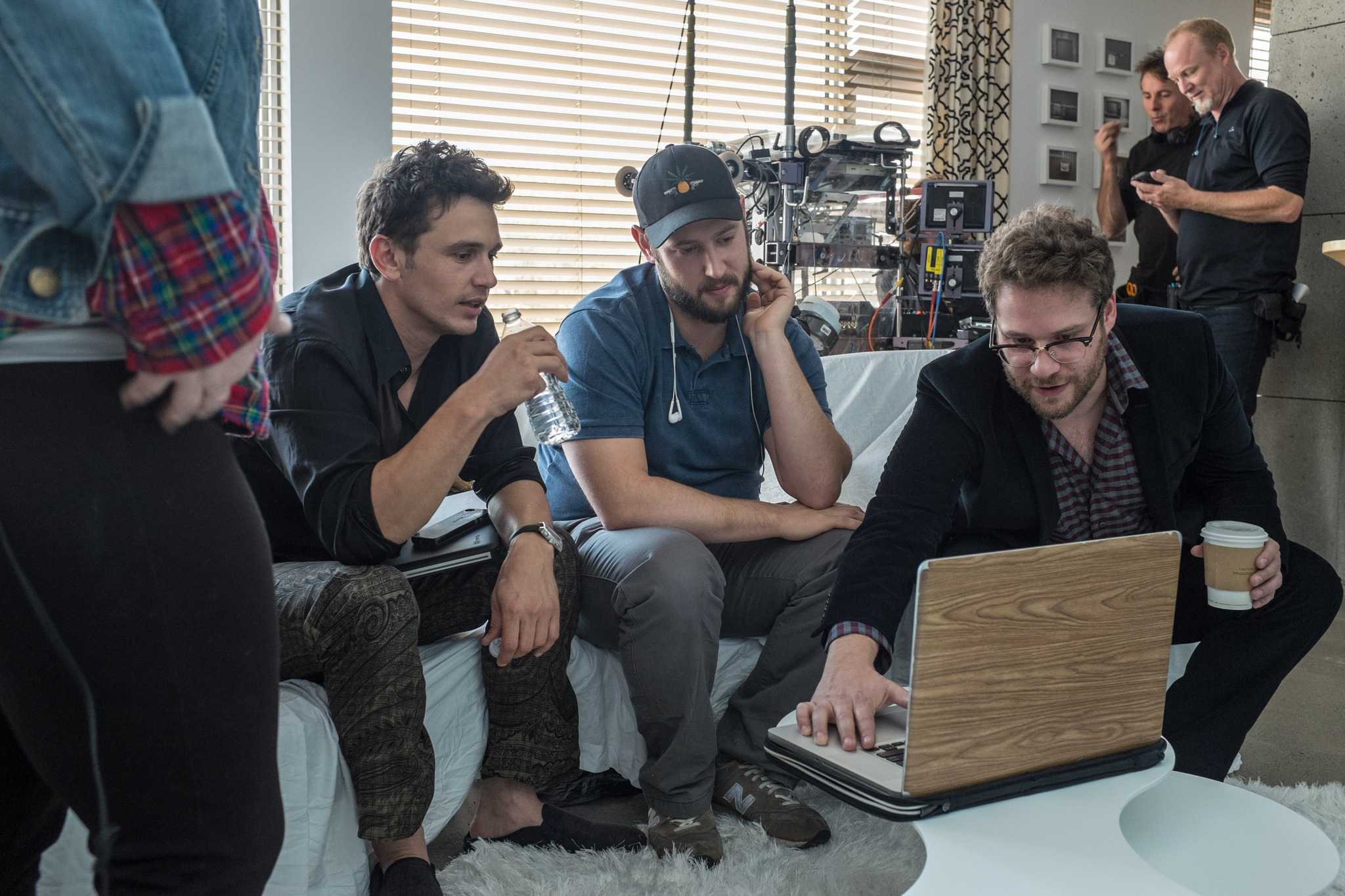 James Franco, Seth Rogen, and Evan Goldberg in The Interview (2014)