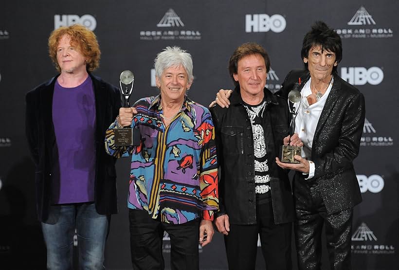 Mick Hucknall, Kenney Jones, Ian McLagan, and Ronnie Wood