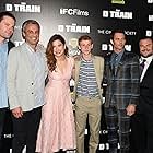 James Marsden, Jack Black, Jarrad Paul, Kathryn Hahn, David Bernad, Andrew Mogel, and Russell Posner at an event for The D Train (2015)