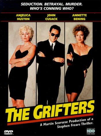 John Cusack, Annette Bening, and Anjelica Huston in The Grifters (1990)