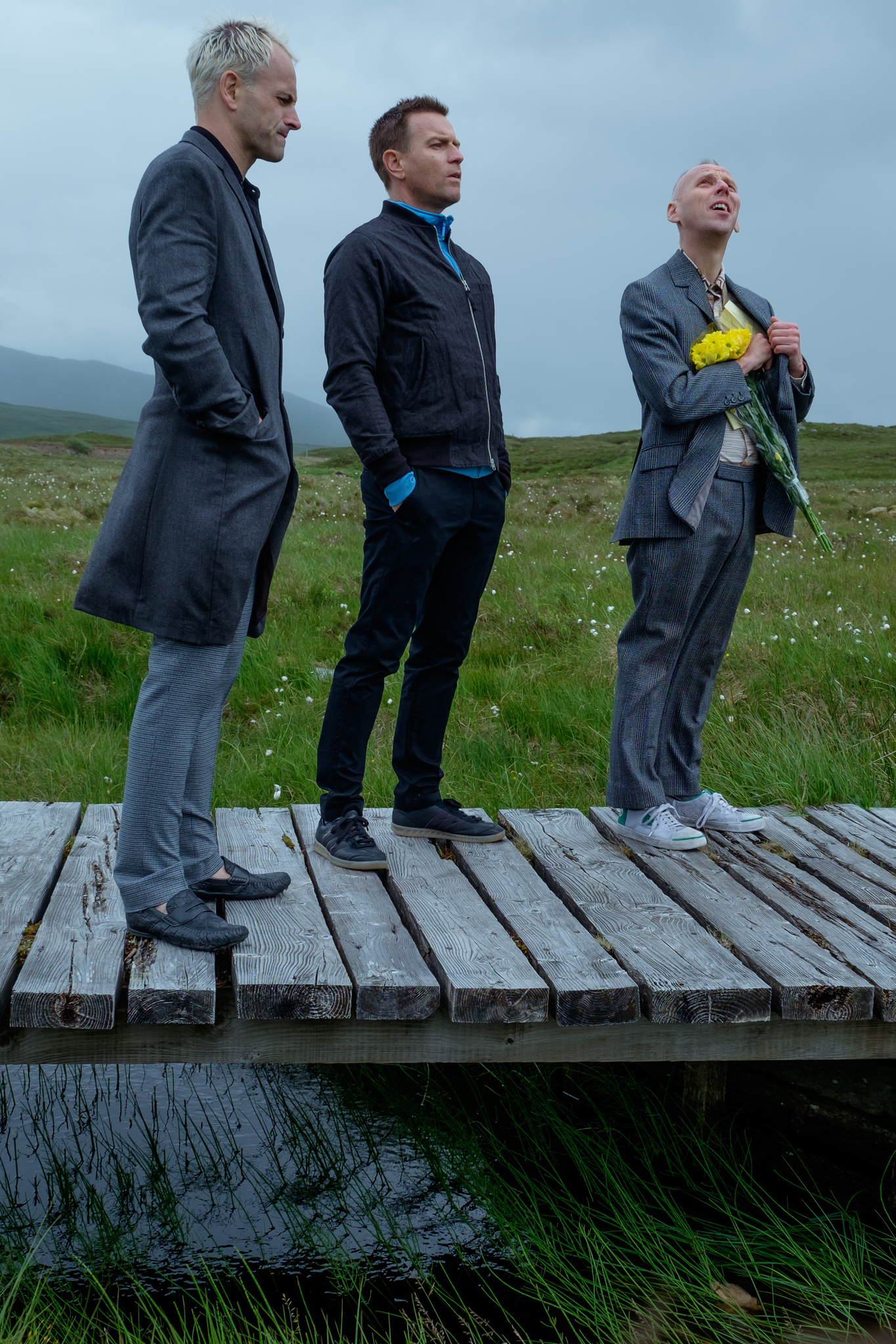 Ewan McGregor, Jonny Lee Miller, and Ewen Bremner in T2 Trainspotting (2017)