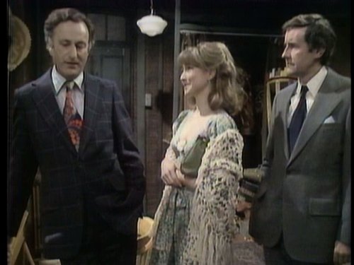 Richard Briers, Paul Eddington, and Felicity Kendal in The Good Life (1975)