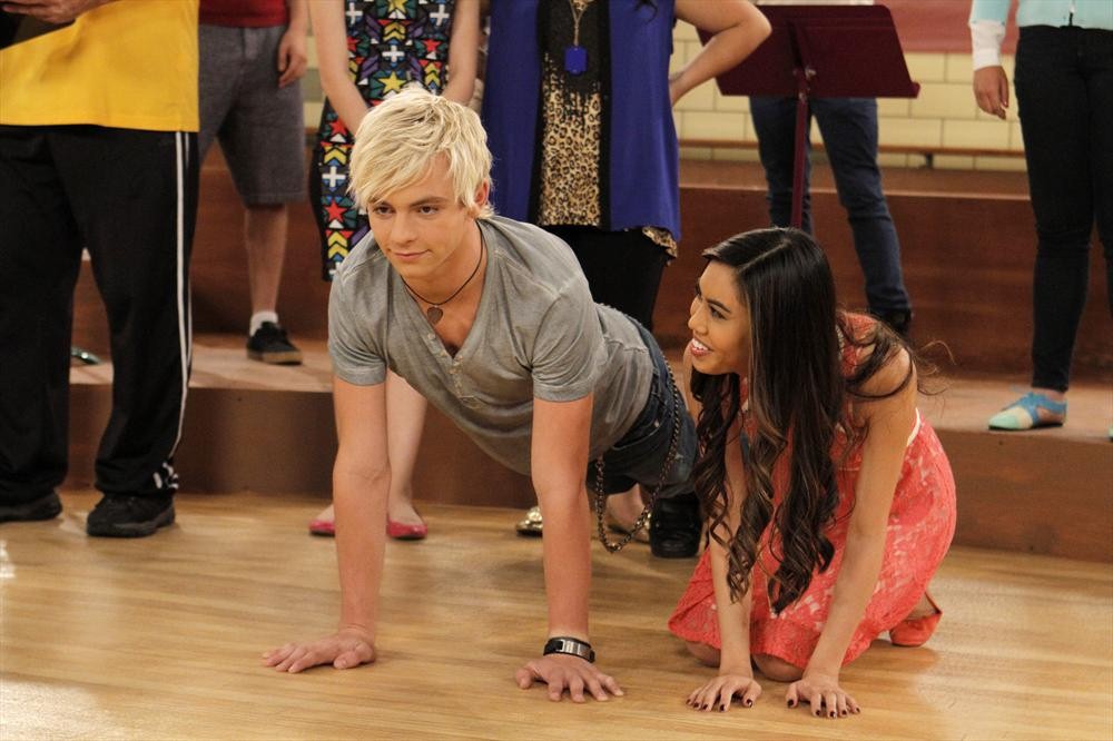 Ashley Argota Torres and Ross Lynch in Austin & Ally (2011)