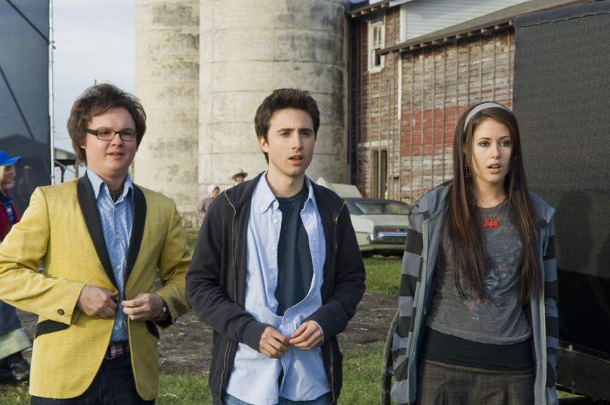 Clark Duke, Josh Zuckerman, and Amanda Crew in Sex Drive (2008)