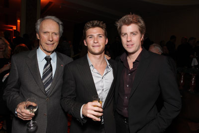 Clint Eastwood, Kyle Eastwood, and Scott Eastwood at an event for Invictus (2009)