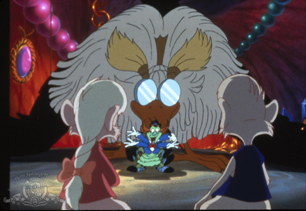 Dom DeLuise, Ralph Macchio, Meshach Taylor, and Hynden Walch in The Secret of NIMH 2: Timmy to the Rescue (1998)