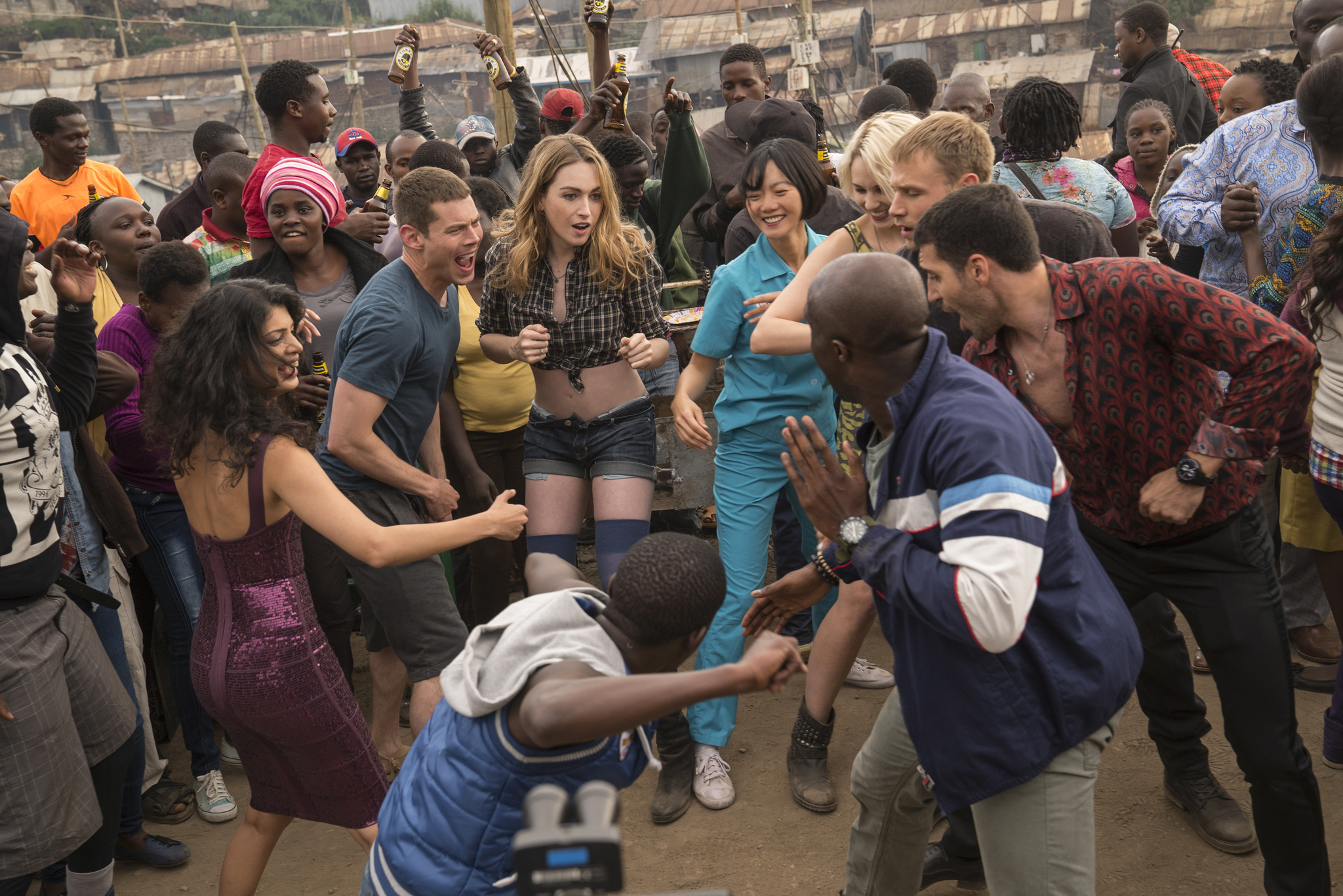 Bae Doona, Max Riemelt, Brian J. Smith, Miguel Ángel Silvestre, Tuppence Middleton, Tina Desai, Jamie Clayton, Paul Ogola, and Toby Onwumere in Sense8 (2015)