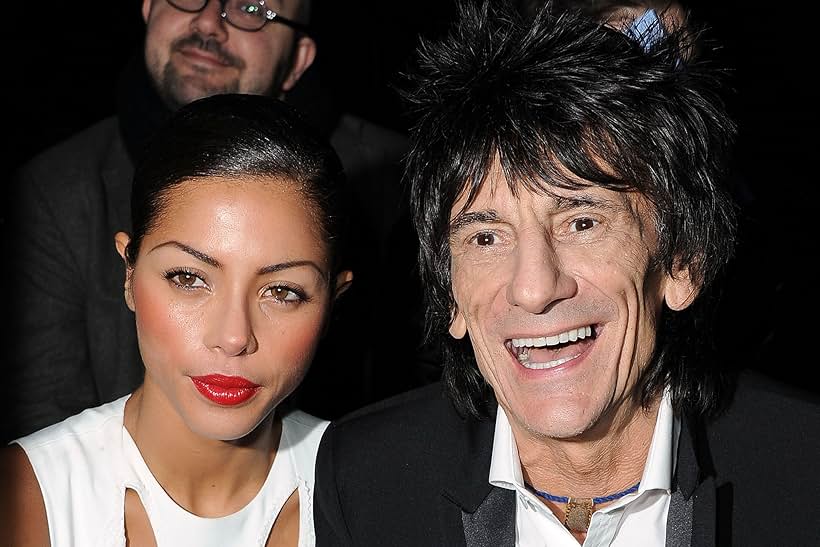 Ronnie Wood and Ana Ventura