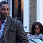 Idris Elba and Wunmi Mosaku in Luther (2010)