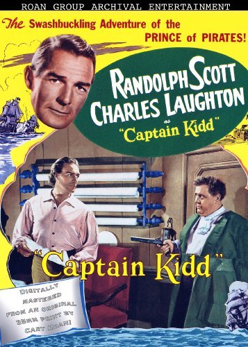 Randolph Scott and Charles Laughton in Captain Kidd (1945)