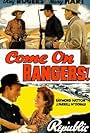 Roy Rogers, Lynne Roberts, and Harry Woods in Come on, Rangers! (1938)