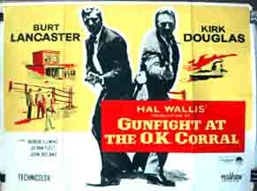 Kirk Douglas and Burt Lancaster in Gunfight at the O.K. Corral (1957)