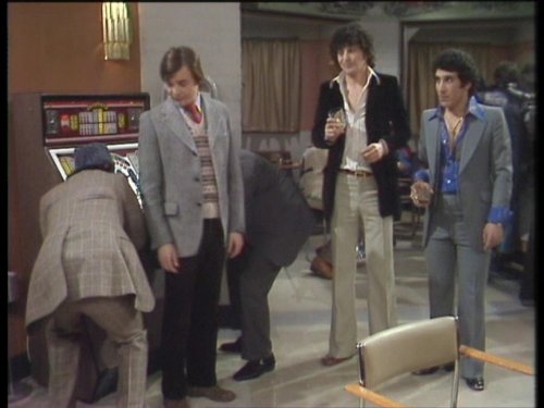 George Camiller, Barry Evans, Kevork Malikyan, and Dino Shafeek in Mind Your Language (1977)