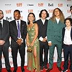 Olan Prenatt, Gio Galicia, Jonah Hill, Sunny Suljic, Alexa Demie, Na-kel Smith, and Ryder McLaughlin at an event for Mid90s (2018)