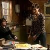 Tamsin Greig and Dylan Moran in Black Books (2000)