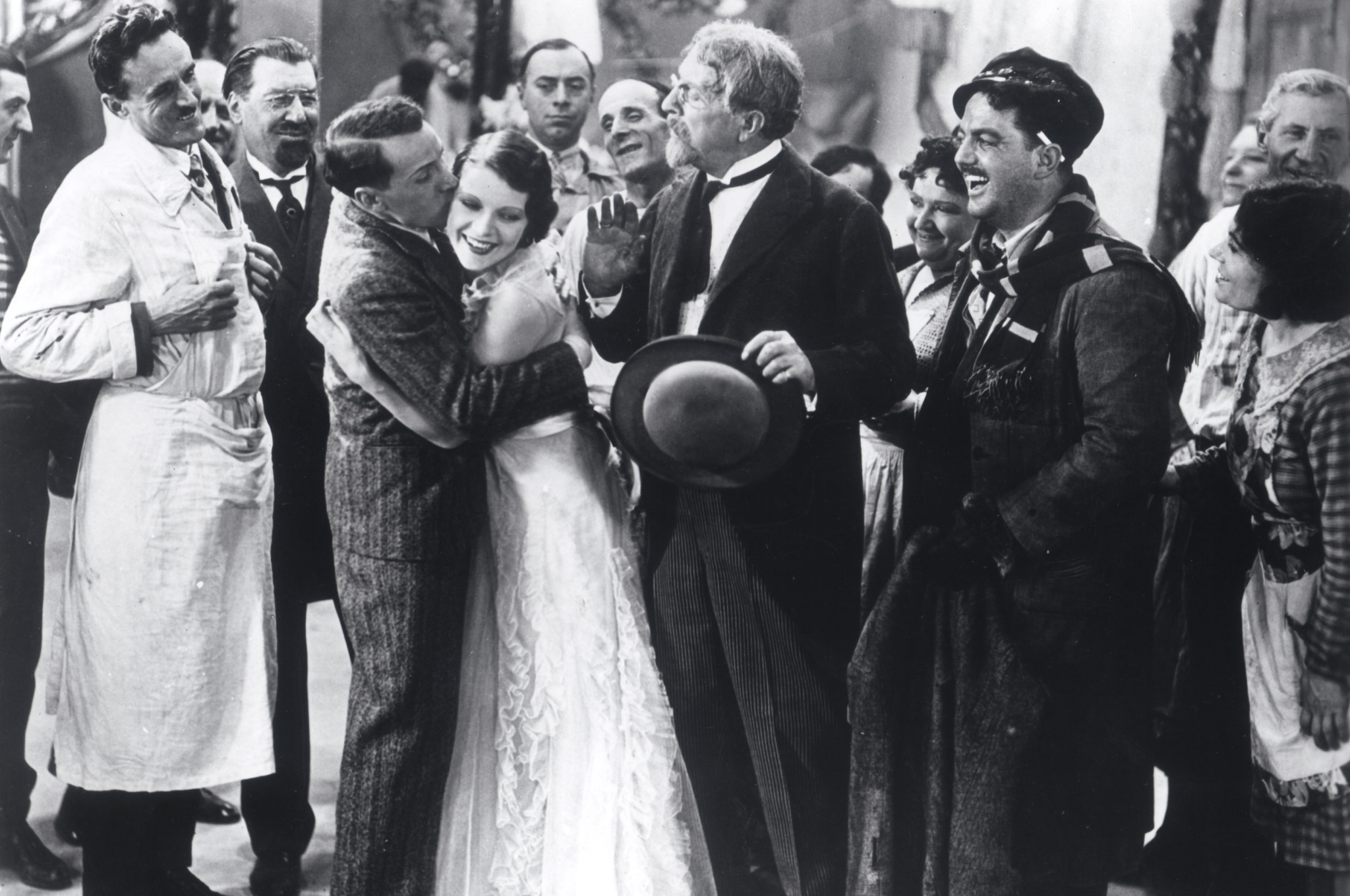 Annabella, Raymond Cordy, René Lefèvre, and Paul Ollivier in Le Million (1931)