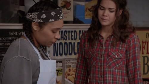 Maia Mitchell and Daffany McGaray Clark in The Fosters (2013)