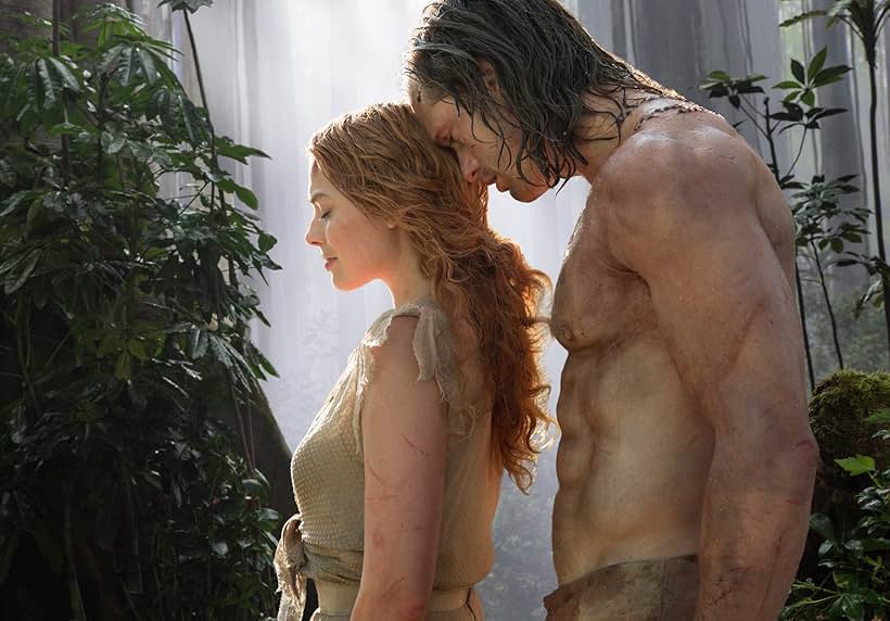 Alexander Skarsgård and Margot Robbie in The Legend of Tarzan (2016)