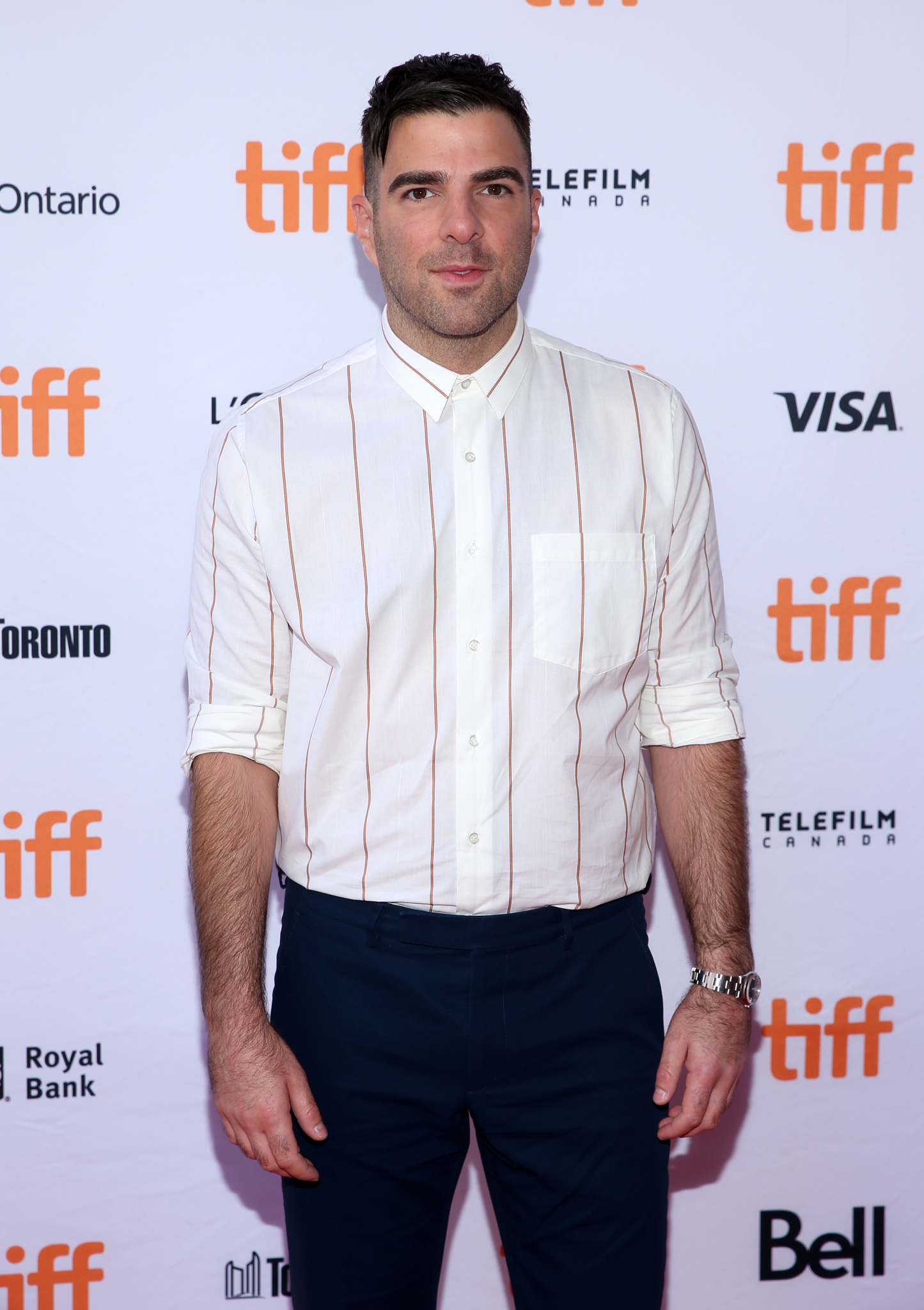 Zachary Quinto at an event for Who We Are Now (2017)