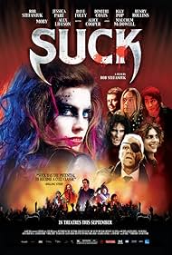 Malcolm McDowell, Alice Cooper, Dave Foley, Moby, Iggy Pop, Alex Lifeson, Jessica Paré, Henry Rollins, Rob Stefaniuk, Mike Lobel, Paul Anthony, Dimitri Coats, and Chris Ratz in Suck (2009)