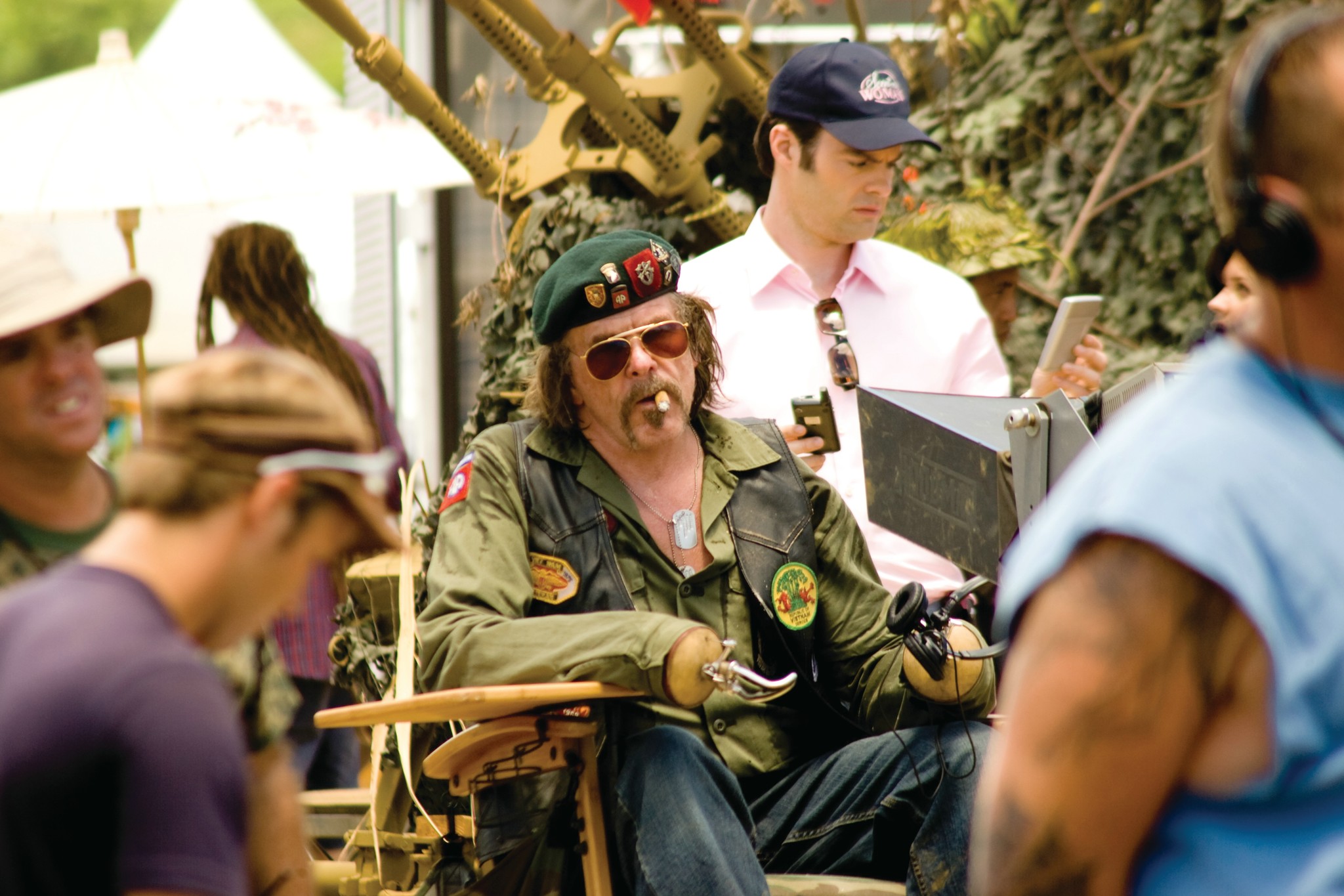 Nick Nolte and Bill Hader in Tropic Thunder (2008)