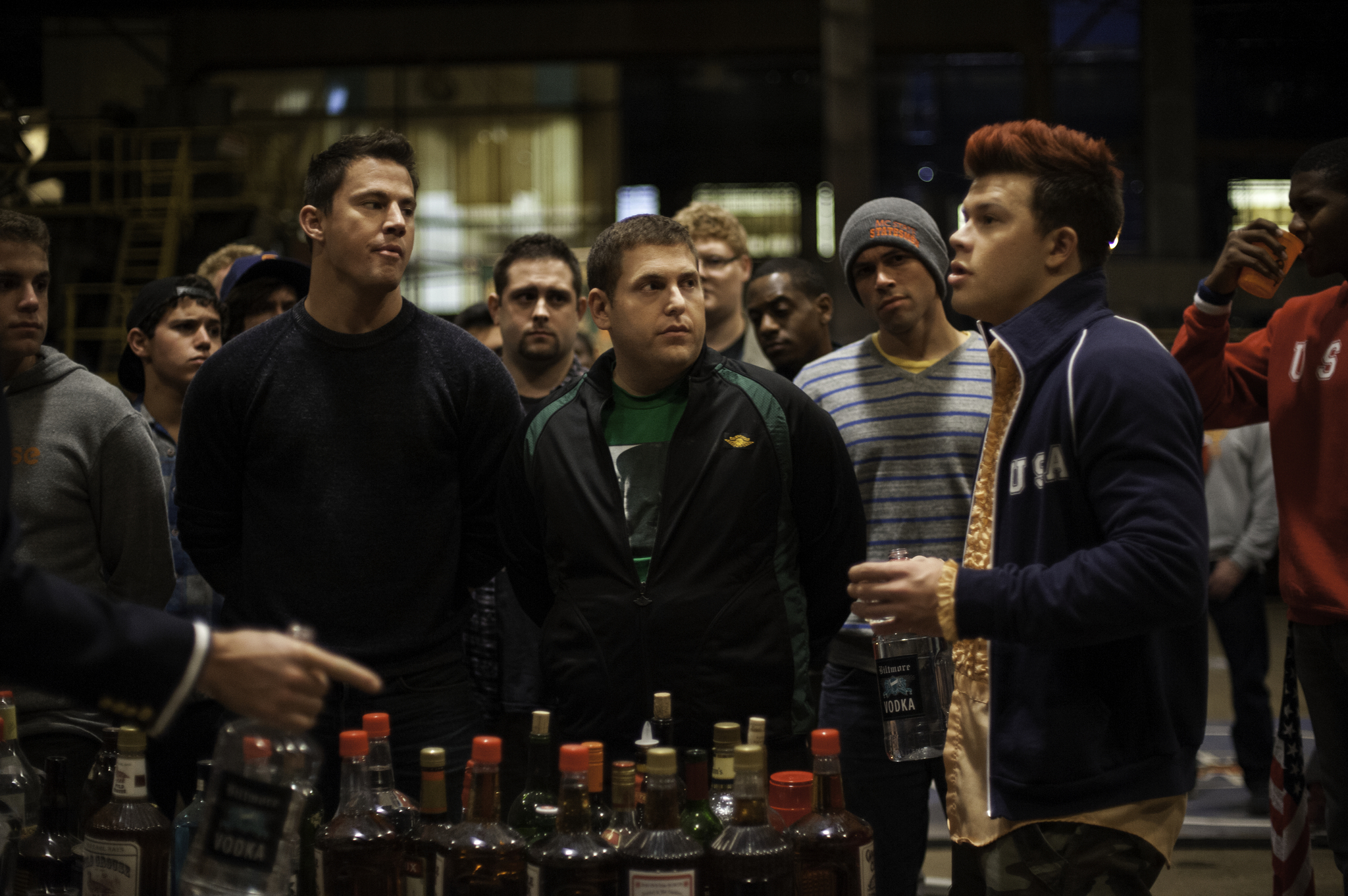 Channing Tatum, Jonah Hill, and Jimmy Tatro in 22 Jump Street (2014)