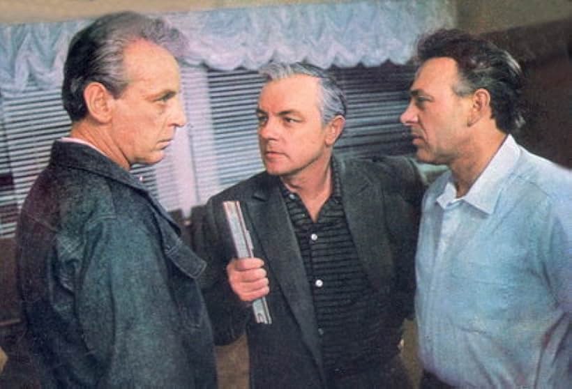 Kirill Lavrov, Vsevolod Safonov, and Petr Shelokhonov in Ukroshcheniye ognya (1972)