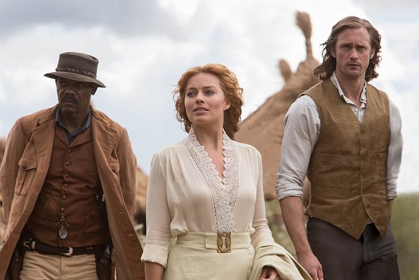 Samuel L. Jackson, Alexander Skarsgård, and Margot Robbie in The Legend of Tarzan (2016)