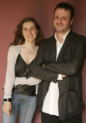 Joana Hadjithomas and Khalil Joreige at an event for A Perfect Day (2005)