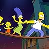 Julie Kavner, Nancy Cartwright, Dan Castellaneta, and Yeardley Smith in The Simpsons Movie (2007)