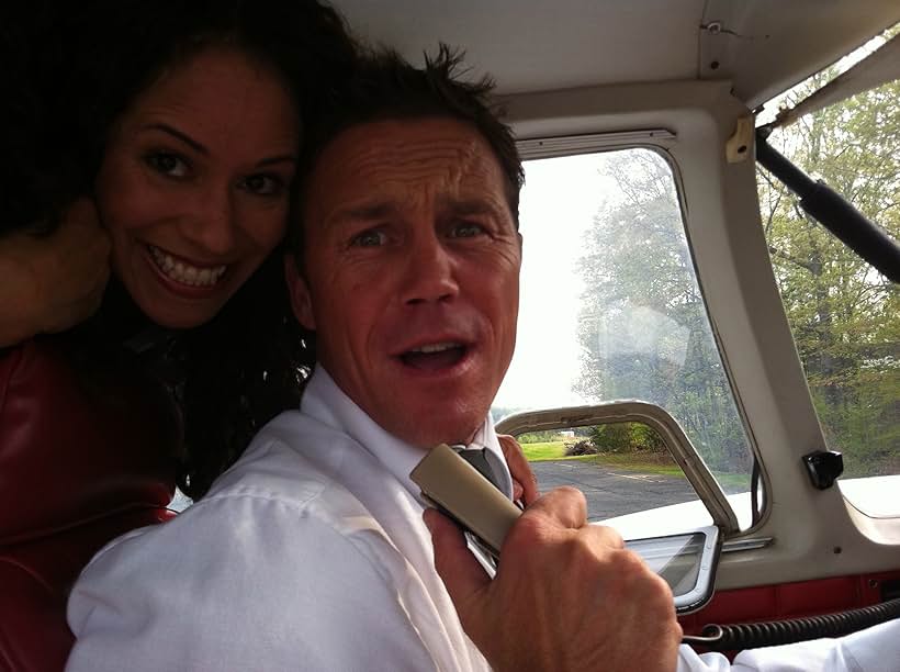 On set with the fun Brian Krause in "Plan 9".