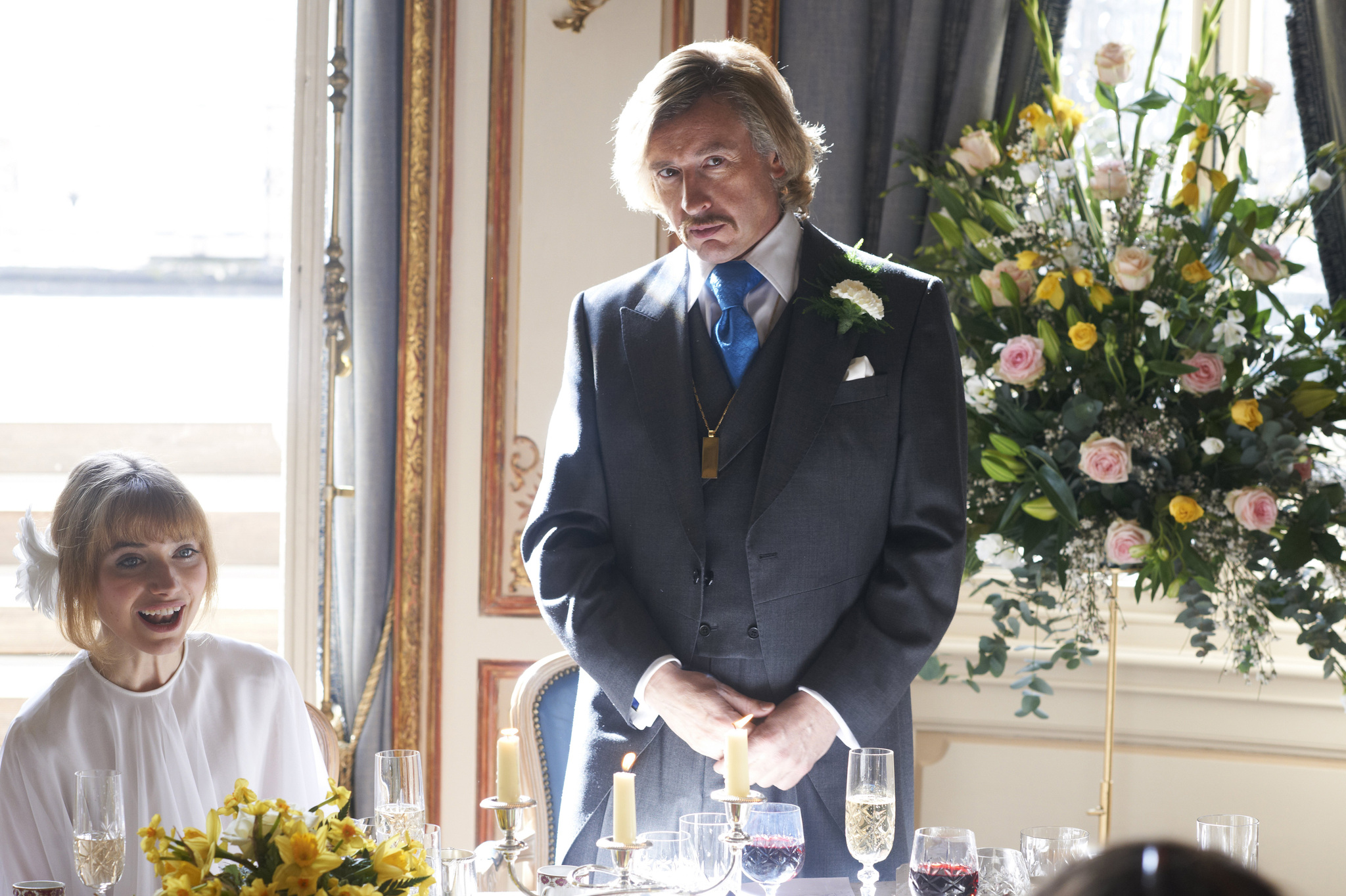 Steve Coogan and Imogen Poots in The Look of Love (2013)