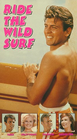 Barbara Eden, Shelley Fabares, Tab Hunter, and Fabian in Ride the Wild Surf (1964)