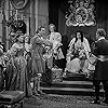 Randolph Scott, Charles Laughton, Barbara Britton, and Henry Daniell in Captain Kidd (1945)