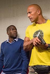 Kevin Hart and Dwayne Johnson in Central Intelligence (2016)