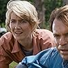 Laura Dern and Sam Neill in Jurassic Park (1993)