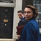 Keeley Hawes and Richard Madden in Bodyguard (2018)