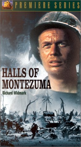 Jack Palance and Richard Widmark in Halls of Montezuma (1951)