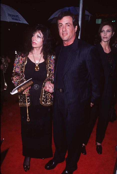 Sylvester Stallone, Jennifer Flavin, and Jackie Stallone at an event for Daylight (1996)