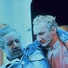 Robert Englund and Jason Bernard in V (1983)