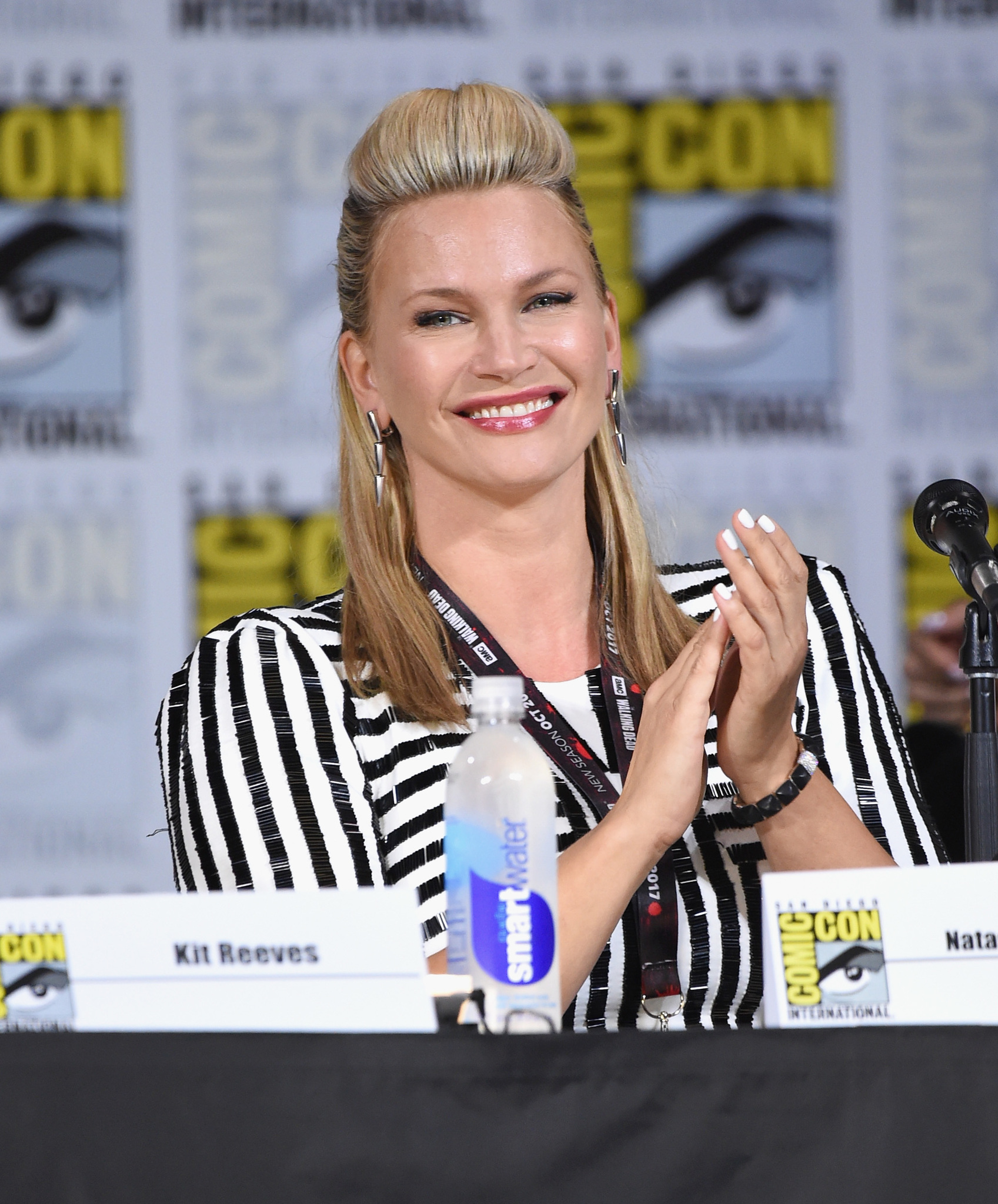 Natasha Henstridge at an event for Medinah (2020)