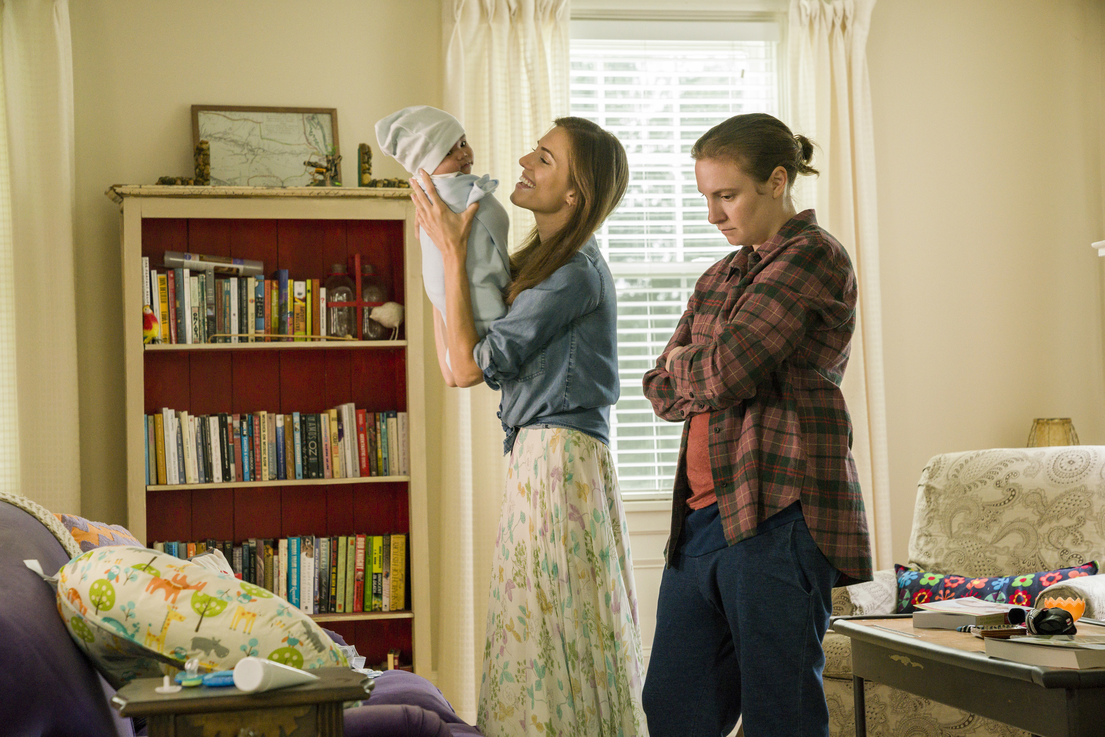 Lena Dunham and Allison Williams in Girls (2012)