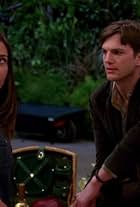 Ashton Kutcher and Odette Annable in Two and a Half Men (2003)