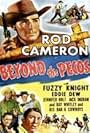 Rod Cameron, Eddie Dew, Jennifer Holt, Jack Ingram, and Fuzzy Knight in Beyond the Pecos (1945)