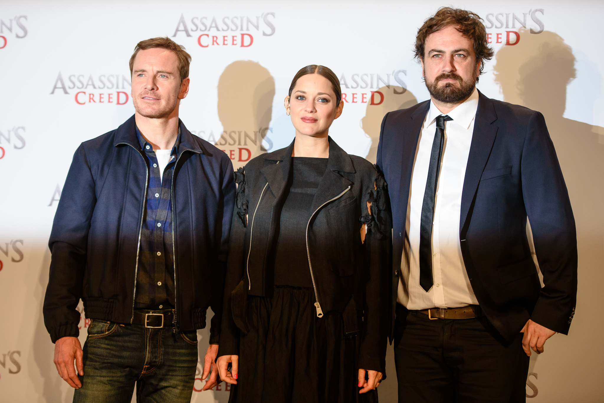 Marion Cotillard, Justin Kurzel, and Michael Fassbender at an event for Assassin's Creed (2016)