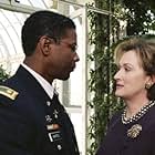 Denzel Washington and Meryl Streep in The Manchurian Candidate (2004)